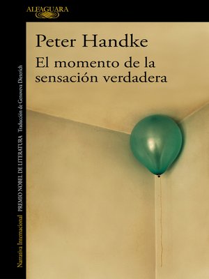 cover image of El momento de la sensación verdadera